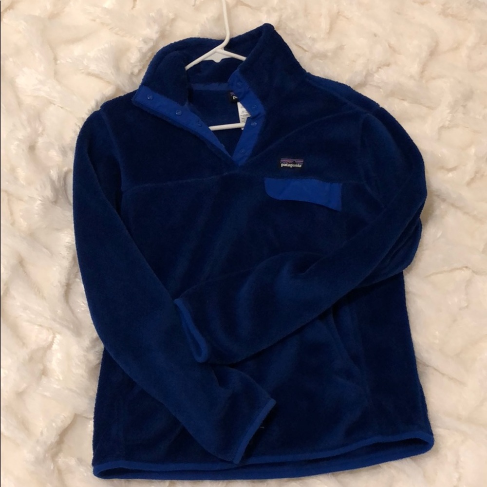 Women’s Royal Blue Fleece Patagonia Pullover